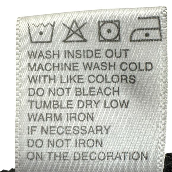 Mystiq Jogger Pants Womens Size M Black Gold Love Boss Queen Y2K - Picture 9 of 9